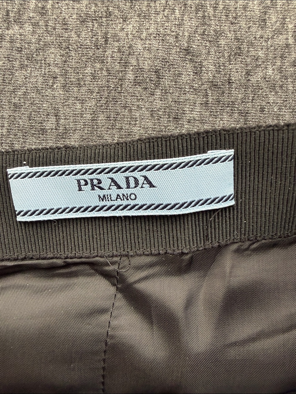 Prada Black Midi Tie-Waist Skirt - Picture 6 of 9